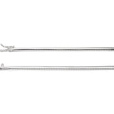14K White And Yellow 3mm Omega Chain from Miles Beamon Jewelry - Miles Beamon Jewelry