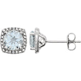 Sterling Silver Aquamarine Earrings from Miles Beamon Jewelry - Miles Beamon Jewelry