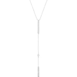 14K Yellow Gold .06 CWT Diamond Bar Necklace from Miles Beamon Jewelry - Miles Beamon Jewelry