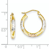 10K Yellow Gold Hoop Earrings from Miles Beamon Jewelry - Miles Beamon Jewelry