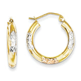 10K Yellow Gold Hoop Earrings from Miles Beamon Jewelry - Miles Beamon Jewelry