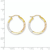 10K Yellow Gold Hoop Earrings from Miles Beamon Jewelry - Miles Beamon Jewelry