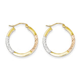 10K Yellow Gold Hoop Earrings from Miles Beamon Jewelry - Miles Beamon Jewelry