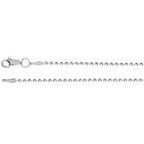 Sterling Silver Bead Chain Necklace from Miles Beamon Jewelry - Miles Beamon Jewelry