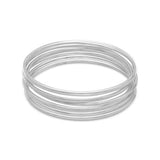 Sterling Silver Round Bangle from Miles Beamon Jewelry - Miles Beamon Jewelry