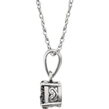 14K White Black Diamond Necklace from Miles Beamon Jewelry - Miles Beamon Jewelry
