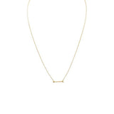 14 Karat Gold Plated Arrow Design Necklace