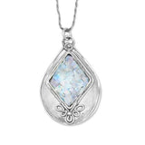 Textured Pear Ancient Roman Glass Necklace from Miles Beamon Jewelry - Miles Beamon Jewelry