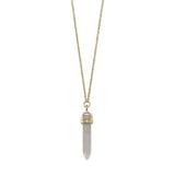 14 Karat Gold Plated Moonstone Necklace
