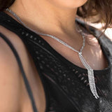 Sterling Silver Satellite Chain Bolo Necklace from Miles Beamon Jewelry - Miles Beamon Jewelry