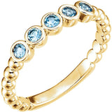 Sterling Silver Aquamarine Ring from Miles Beamon Jewelry - Miles Beamon Jewelry