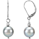 Freshwater Cultured Pearl Lever Back Earrings from Miles Beamon Jewelry - Miles Beamon Jewelry