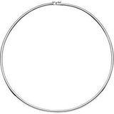 14K White And Yellow 3mm Omega Chain from Miles Beamon Jewelry - Miles Beamon Jewelry