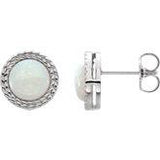 14K White Opal Pendant from Miles Beamon Jewelry - Miles Beamon Jewelry