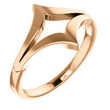 Negative Space Double "V" Ring from Miles Beamon Jewelry - Miles Beamon Jewelry