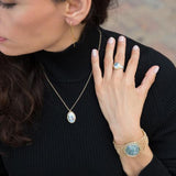 Sterling Silver  Ancient Roman Glass Ring from Miles Beamon Jewelry - Miles Beamon Jewelry