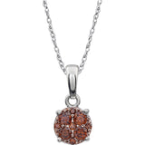 14K White Black Diamond Necklace from Miles Beamon Jewelry - Miles Beamon Jewelry