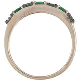 14K Yellow Gold Emerald Ring from Miles Beamon Jewelry - Miles Beamon Jewelry