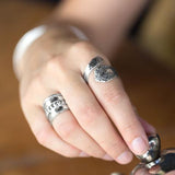 Oxidized Floral Spoon Ring from Miles Beamon Jewelry - Miles Beamon Jewelry