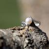 Crossover Design Cultured Freshwater Pearl Ring from Miles Beamon Jewelry - Miles Beamon Jewelry