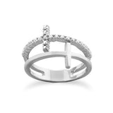 Double Cross Ring from Miles Beamon Jewelry - Miles Beamon Jewelry