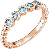 Sterling Silver Aquamarine Ring from Miles Beamon Jewelry - Miles Beamon Jewelry