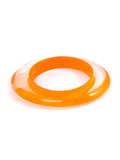 Orange Cascading Cube Necklace