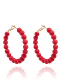 Traveling Pendant Matte Bead Necklace