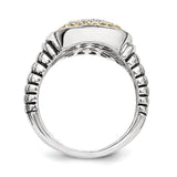 Sterling Silver With 14KY Diamond Ring from Miles Beamon Jewelry - Miles Beamon Jewelry
