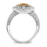 Sterling Silver With 14K Citrine Ring from Miles Beamon Jewelry - Miles Beamon Jewelry