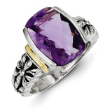 Sterling Silver w/14k Amethyst Bracelet from Miles Beamon Jewelry - Miles Beamon Jewelry