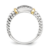 Sterling Silver With 14K Diamond Ring from Miles Beamon Jewelry - Miles Beamon Jewelry