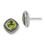 Sterling Silver With 14K Peridot Necklace from Miles Beamon Jewelry - Miles Beamon Jewelry