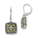 Sterling Silver With 14K Peridot Necklace from Miles Beamon Jewelry - Miles Beamon Jewelry