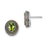 Sterling Silver With 14K Peridot Necklace from Miles Beamon Jewelry - Miles Beamon Jewelry