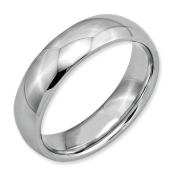 Stainless Steel Half Round Band Ring from Miles Beamon Jewelry - Miles Beamon Jewelry