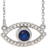 Evil Eye Set Stone 18" Necklace from Miles Beamon Jewelry - Miles Beamon Jewelry