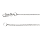 Sterling Silver 1.5mm Rolo Chain from Miles Beamon Jewelry - Miles Beamon Jewelry