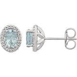 Sterling Silver Aquamarine Earrings from Miles Beamon Jewelry - Miles Beamon Jewelry
