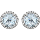 Sterling Silver Aquamarine Earrings from Miles Beamon Jewelry - Miles Beamon Jewelry