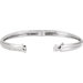 14K White Gold Diamond Bangle Bracelet from Miles Beamon Jewelry - Miles Beamon Jewelry