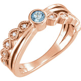 Sterling Silver Aquamarine Ring from Miles Beamon Jewelry - Miles Beamon Jewelry