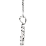 14K  White Gold Opal Halo-Style Necklace from Miles Beamon Jewelry - Miles Beamon Jewelry