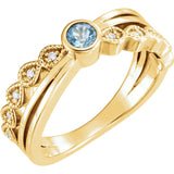 Sterling Silver Aquamarine Ring from Miles Beamon Jewelry - Miles Beamon Jewelry