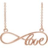 Sterling Silver Love "Infinity-Inspired" Necklace from Miles Beamon Jewelry - Miles Beamon Jewelry