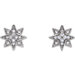 14K Yellow .08 CTW Diamond Star Earrings from Miles Beamon Jewelry - Miles Beamon Jewelry