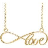 Sterling Silver Love "Infinity-Inspired" Necklace from Miles Beamon Jewelry - Miles Beamon Jewelry