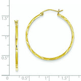 10K Yellow Gold Hoop  Earrings from Miles Beamon Jewelry - Miles Beamon Jewelry
