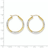 10K Yellow Gold Hoop Earrings from Miles Beamon Jewelry - Miles Beamon Jewelry