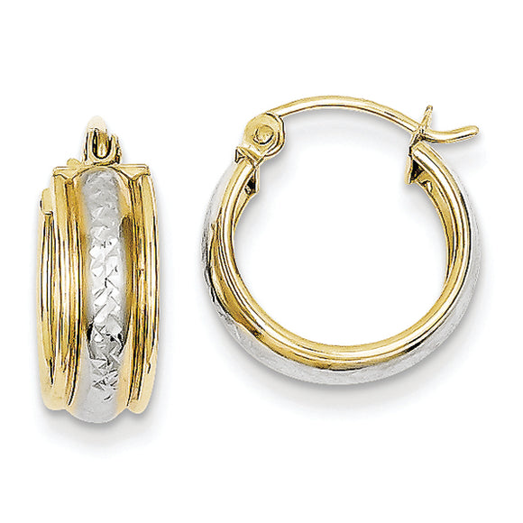 10K Yellow Gold Small Hoop Earrings from Miles Beamon Jewelry - Miles Beamon Jewelry